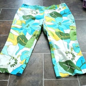 COPY - NWOT NYGARD FLORAL CAPRI SIZE 18